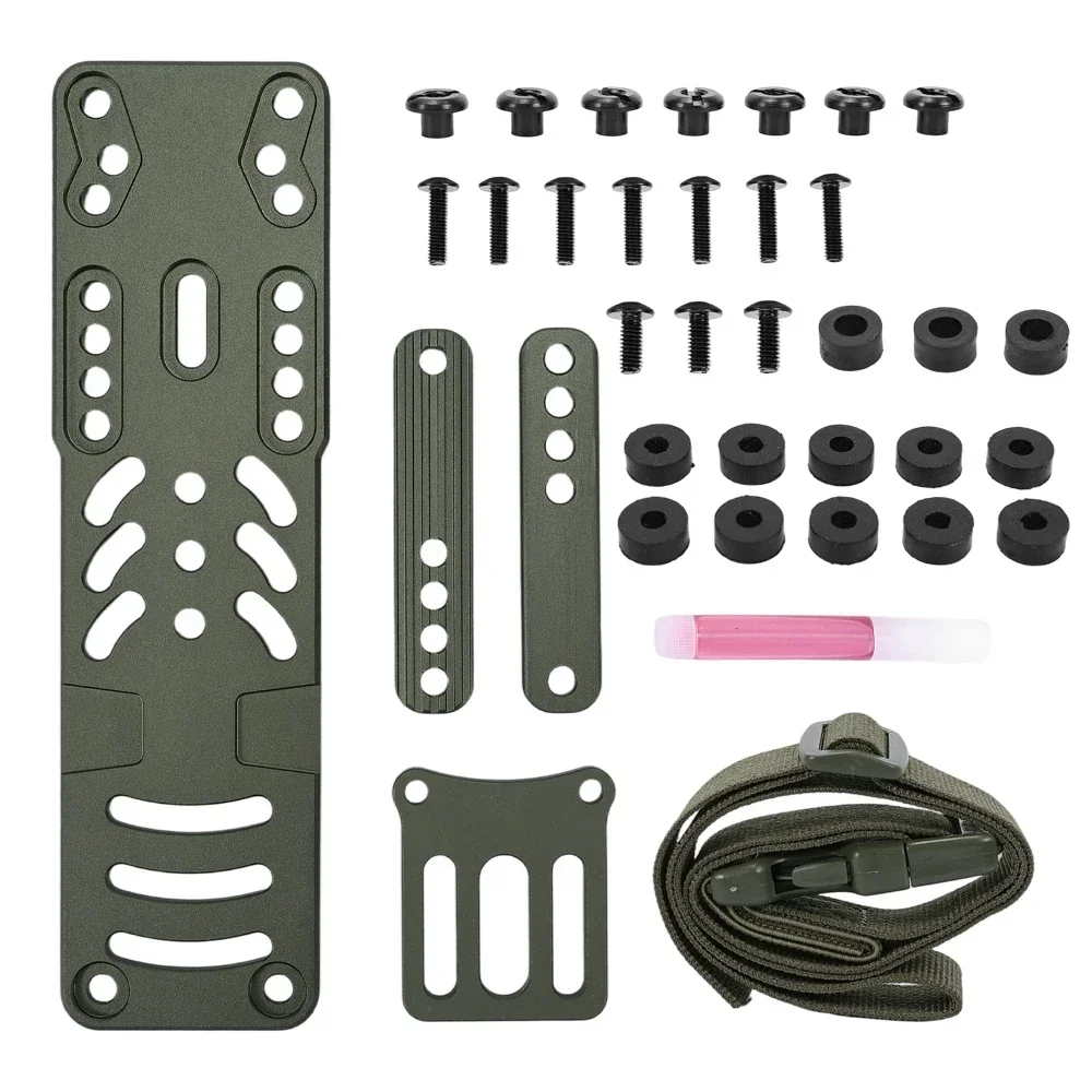 Adaptador de funda Modular de Metal táctico RHP 2,0, ajuste de posición multiagujero, plataforma QLS, accesorios Airsoft de combate y caza - imagen 2