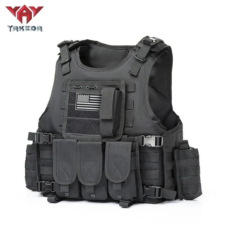 Chaleco de caza anfibio de tela de poliéster YAKEDA 600D, desmontable y ampliable - imagen 2