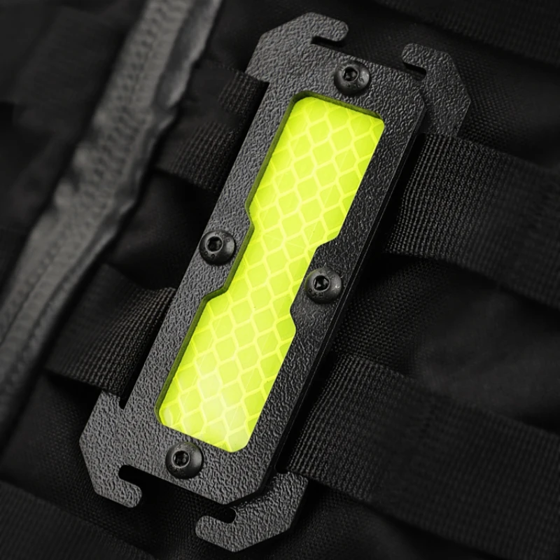 Reflectores tácticos Molle, tira reflectante nocturna, puntas de seguridad para exteriores, accesorios, chaleco táctico Reflector - imagen 4