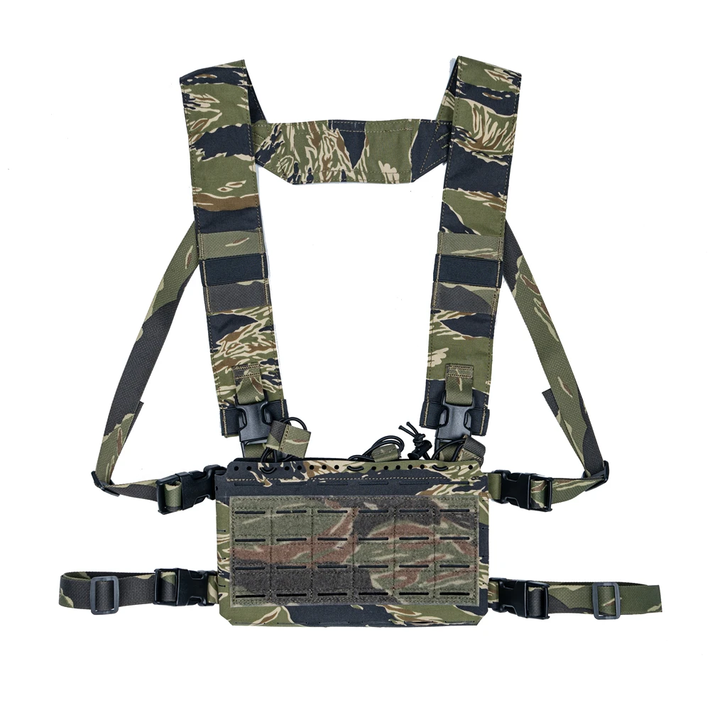 Chaleco táctico ligero Jpc2.0 de camuflaje a rayas de tigre, chaleco para deportes al aire libre y plataforma colgante para el pecho Mk5 - imagen 4