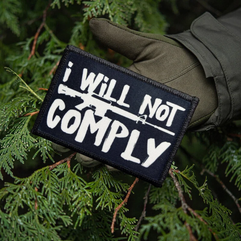 No ajusté la moral M16 parches tácticos en la ropa, parche impreso de gancho y bucle, insignia de pistola militar, brazalete, pegatinas de mochila - imagen 2