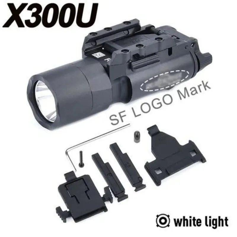 Surefir Linterna táctica LED estroboscópica riel 20mm para pistola - imagen 5