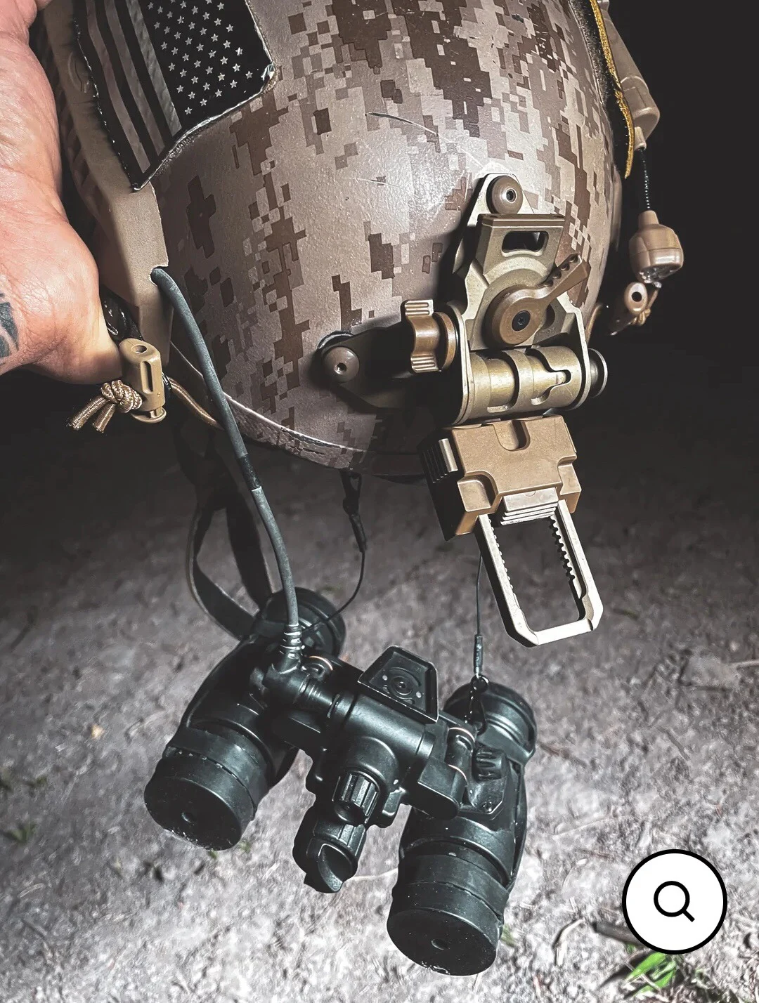 Casco Gafas de visión nocturna NVG Prevención de pérdidas Juego de cuerdas - imagen 4