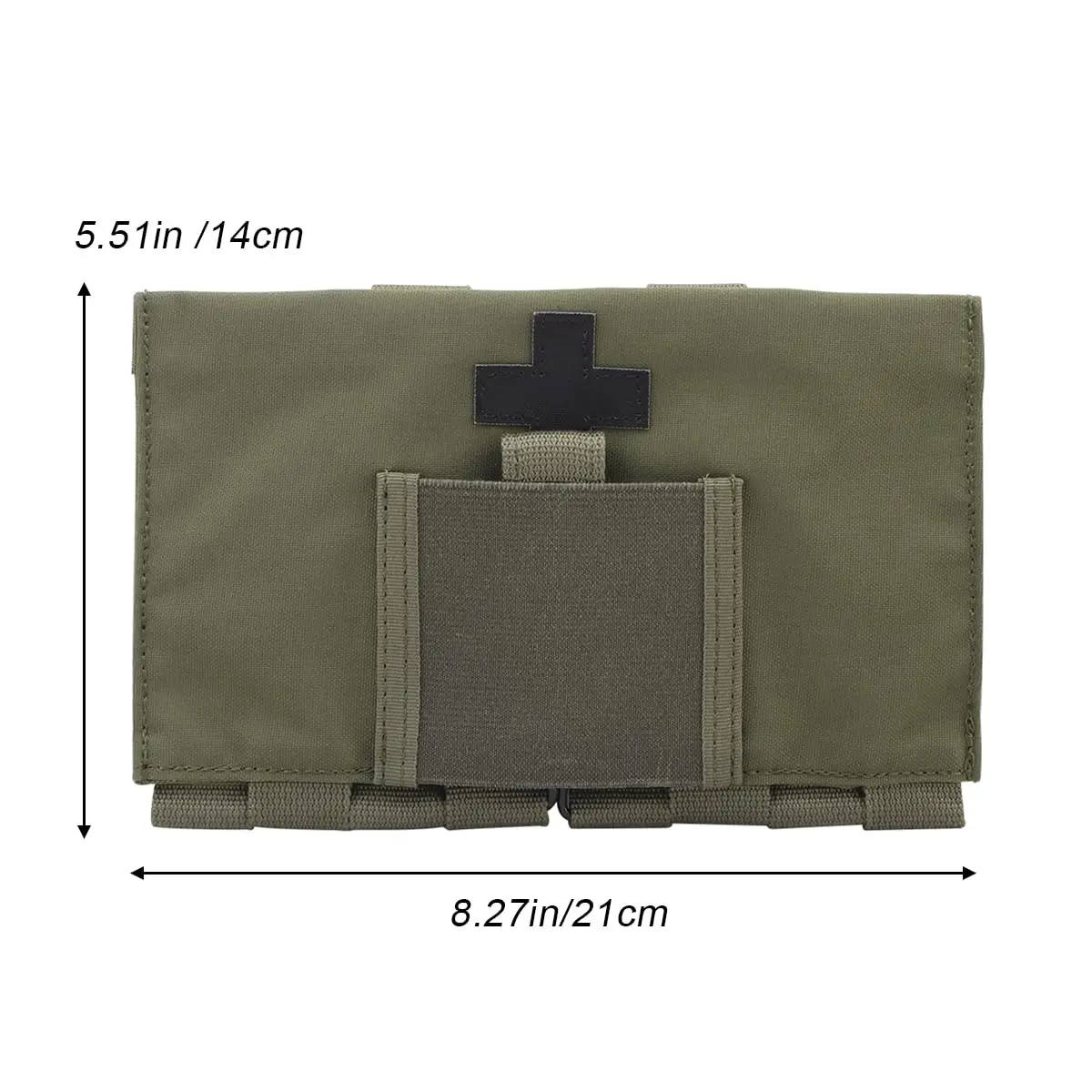 Bolsa táctica IFAK con MOLLE y liberación rápida para kit médico - imagen 3