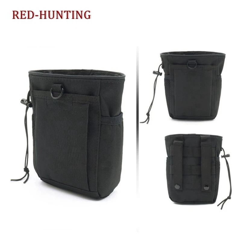 Bolsa deportiva plegable con cordón para Airsoft, accesorio táctico Molle para exteriores, riñonera Molle - imagen 5