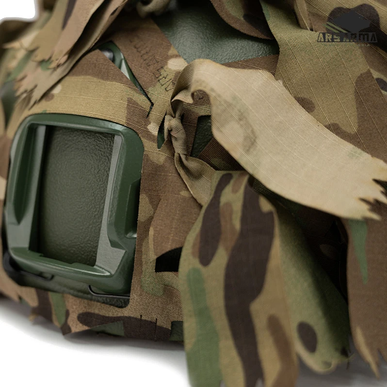 14 unid/set ATFG, RG, elementos de camuflaje, tiras de tela para chalecos Molle, funda para cascos, hombro DIY - imagen 5