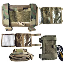 TC0176 Funda táctica para brazo, bolsa de bolsillo para mapa, bolsa con cremallera, bolsa de almacenamiento, bolsa de accesorios