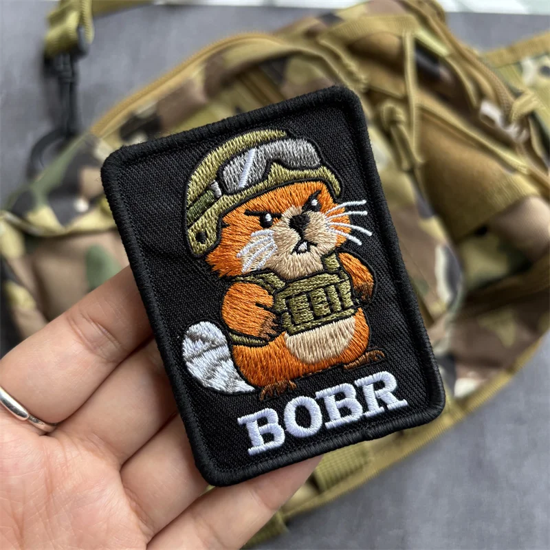 Parche táctico bordado insignia moral militar – con velcro - imagen 3