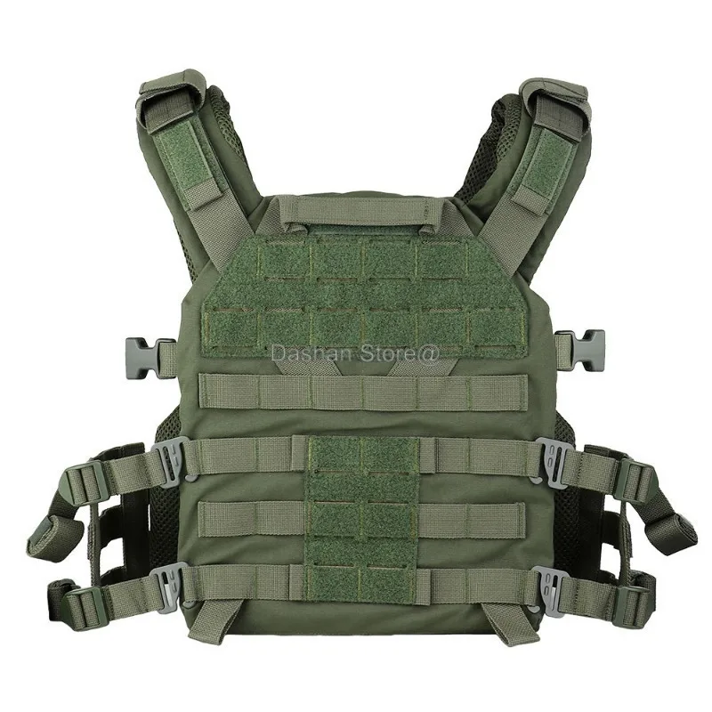 Portador de placa de chaleco táctico con bolsa de caída MOLLE, faja de ajuste rápido de liberación rápida, equipo de combate CS Airsoft - imagen 4