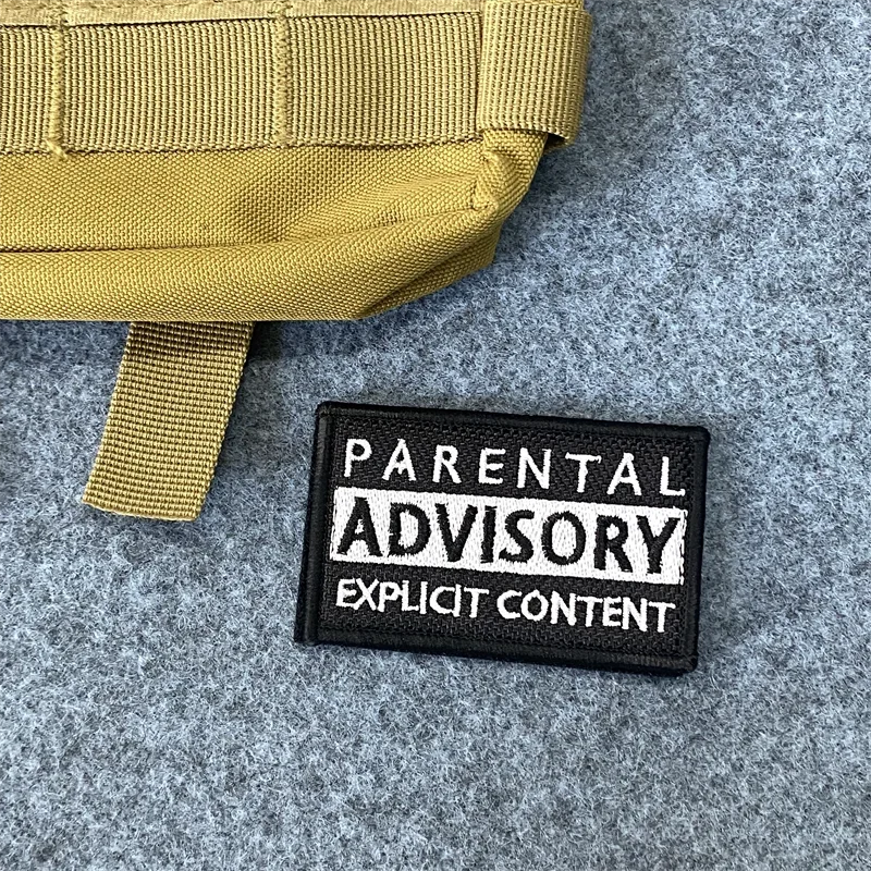 Parche de impresión de contenido específico para padres, insignia de moral, gancho y bucle, mochila, parches para ropa - imagen 5