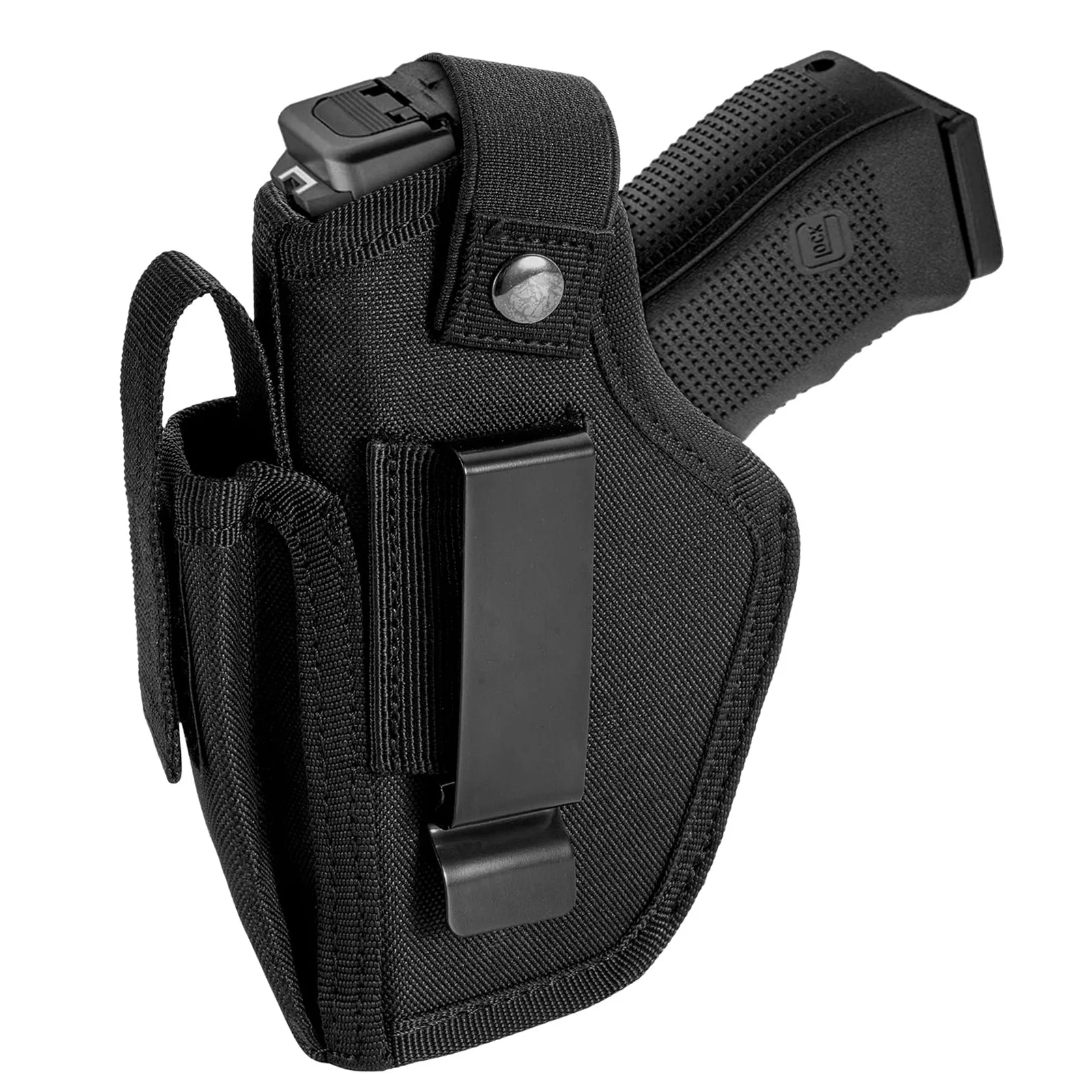 Funda para pistola para pistolas 380 45ACP, fundas para pistola de transporte ocultas IWB/OWB con bolsa magnética, soporte para pistola CCW derecha e izquierda