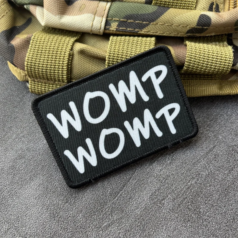 Parche táctico WOMP WOMP con gancho y bucle para ropa - imagen 4