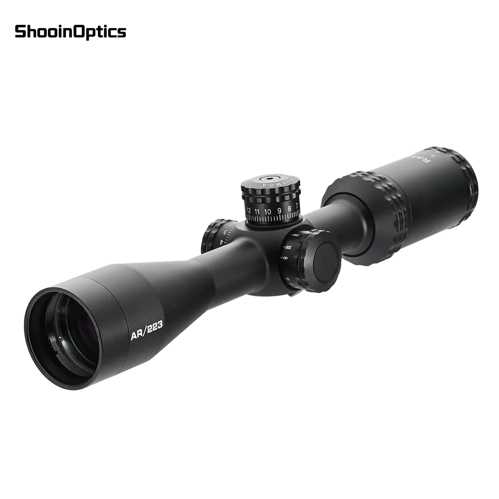 Shooin Optics AR223 Alcance de rifle SFP de tubo de 1 pulgada, 1/4 MOA ajustable, impermeable y a prueba de golpes, óptico para caza y deportes al aire libre - imagen 4