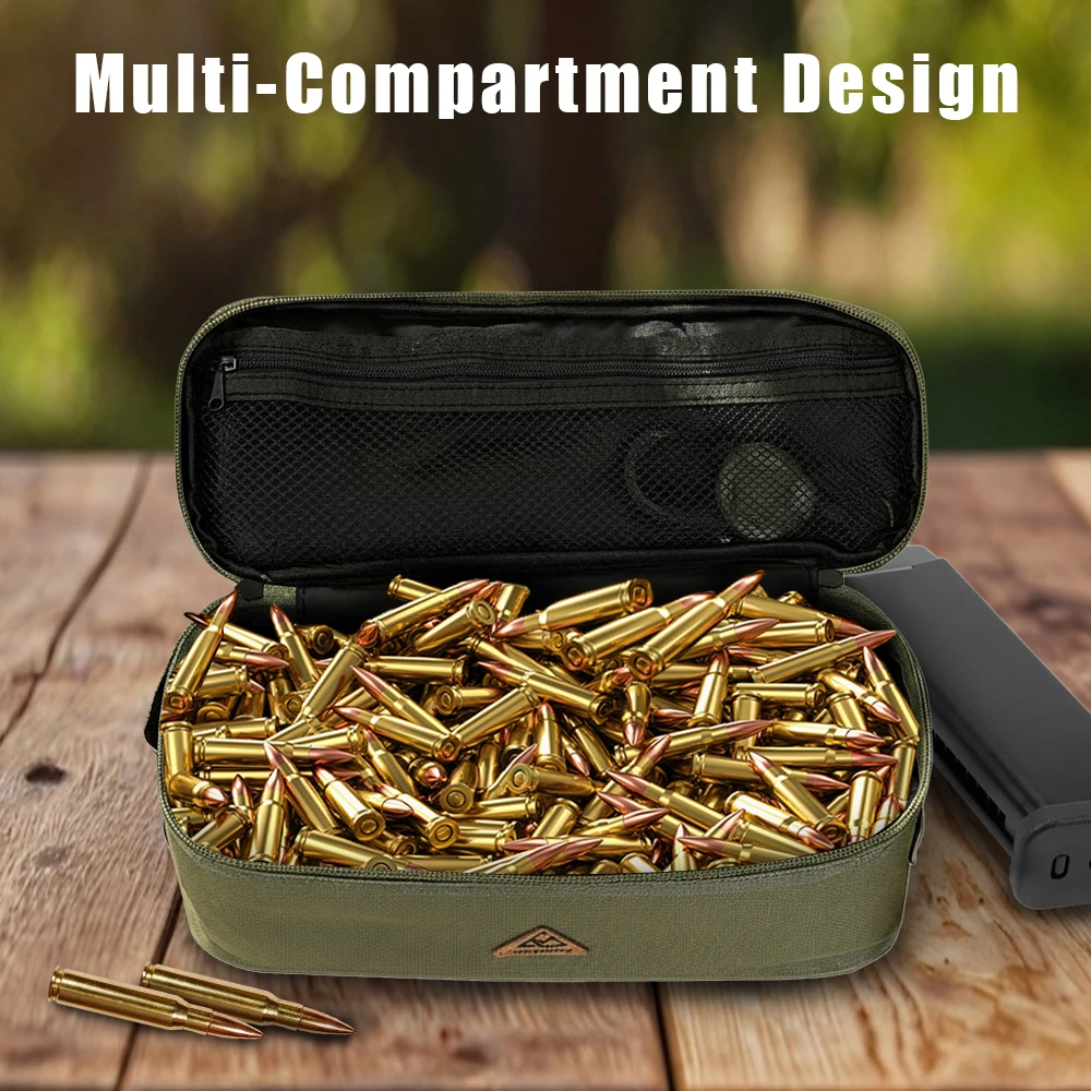 Bolsa de almacenamiento de balas de munición táctica, bolsa portadora de municiones portátil, bolso de munición, pistola, Rifle, bolsa de rango, bolsa de herramientas EDC de utilidad - imagen 4