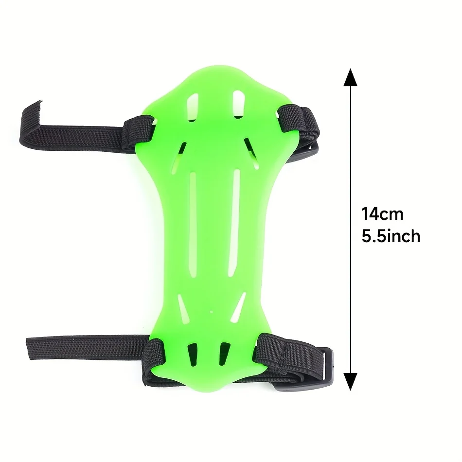 Protector de brazo de tiro con arco de silicona de 4 colores, arco recto dibujado, protector de tiro con arco tradicional, accesorios protectores con hebilla ajustable - imagen 2