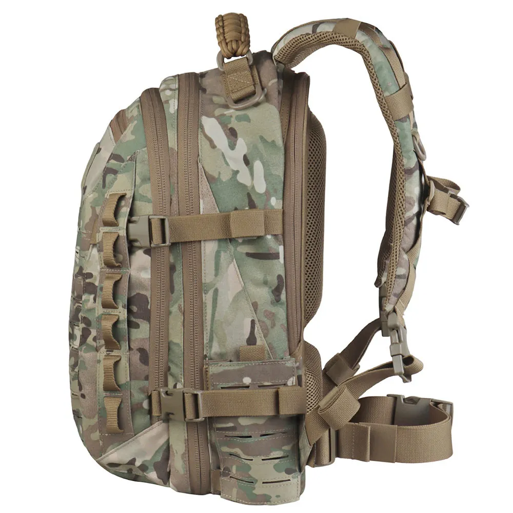 Mochila táctica asalto MOLLE con bolsa de hidratación gran capacidad