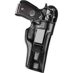 Funda de cuero IWB para Beretta 92FS/96/M9 (sin riel), transporte oculto, cinturilla interior, cinturón apto para 1,5 "-1,75", mano derecha