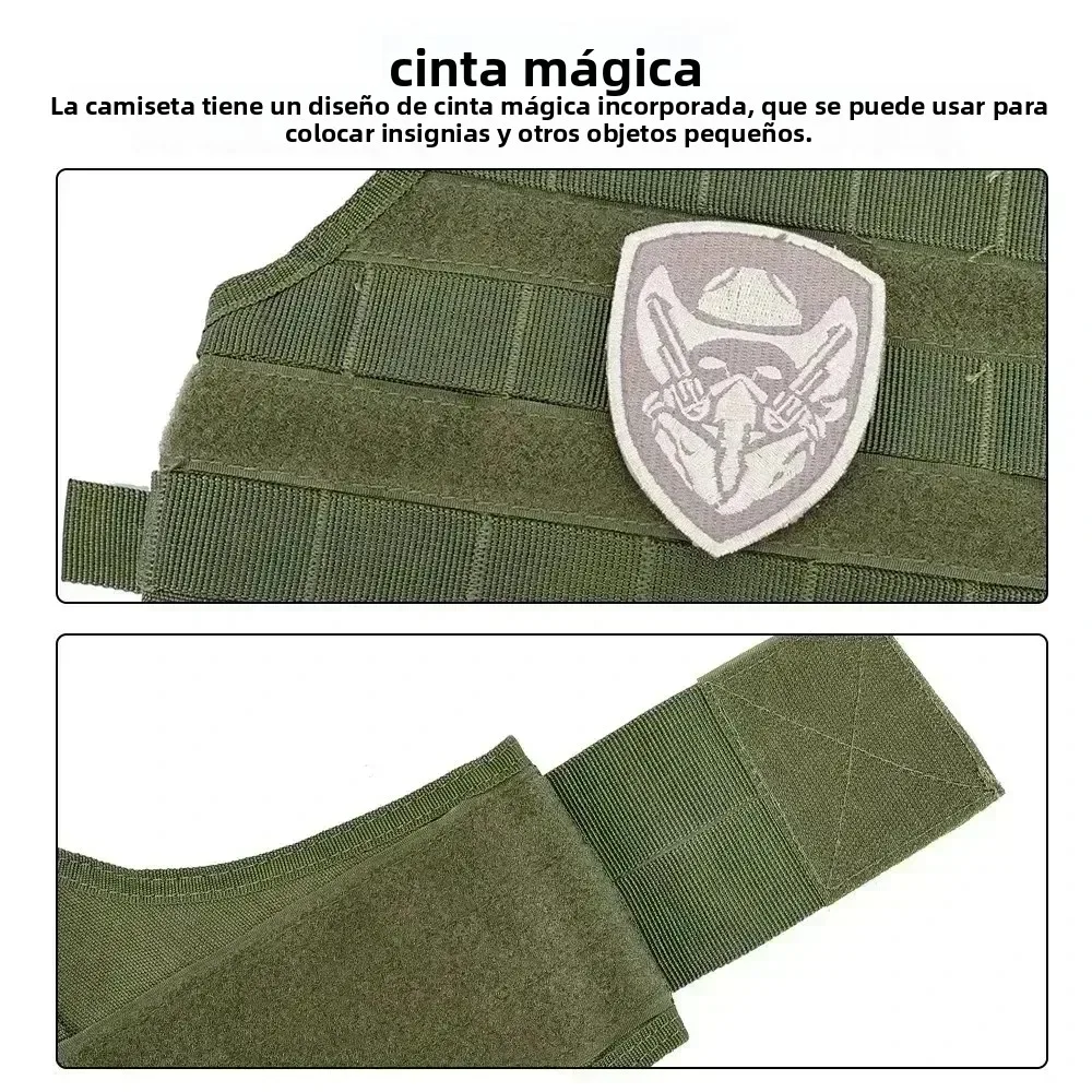 Chaleco táctico Molle militar del ejército Swat, chalecos de utilidad Airsoft, chaleco para deportes al aire libre CS, equipo de seguridad para pesca y caza - imagen 4