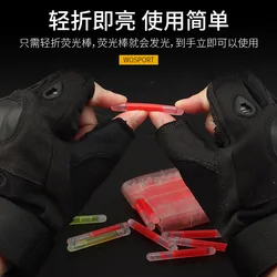 Marcador táctico fluorescente para exteriores con punto fijo