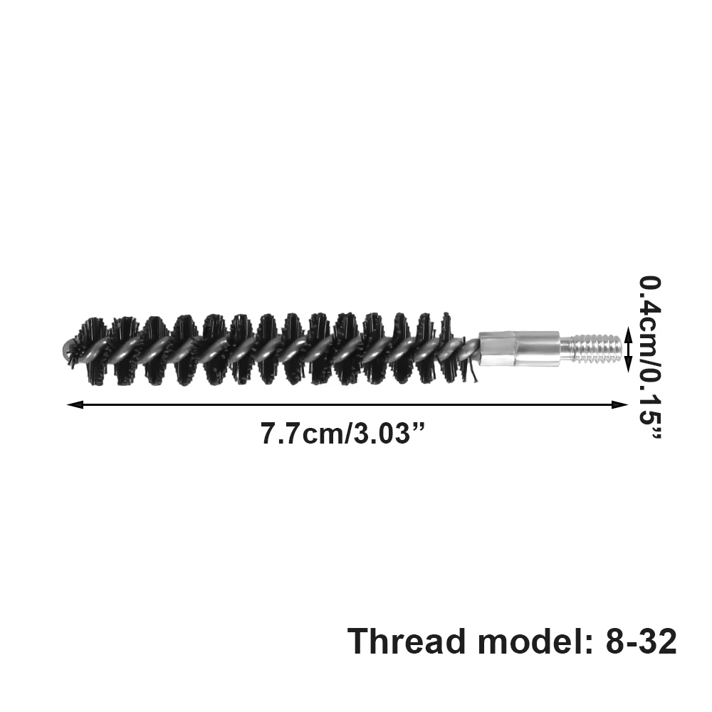 Kit de cepillos de nailon para limpieza de pistola, 5 uds., calibre.30.22, juego de cepillos de limpieza de orificios para pistola, accesorios de herramientas de limpieza - imagen 5