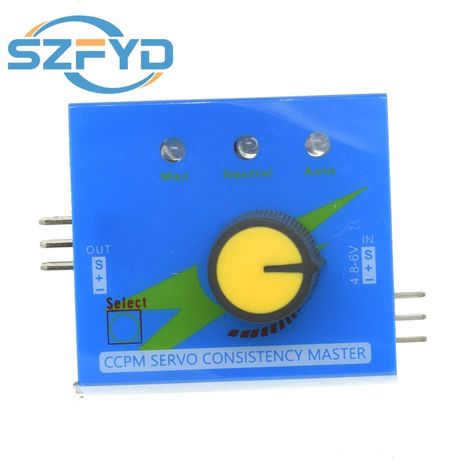 Servo Tester Prueba de engranajes CCPM Consistencia Master Checker 3CH 4.8-6V con luz indicadora - imagen 2