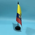 Poste de plástico negro