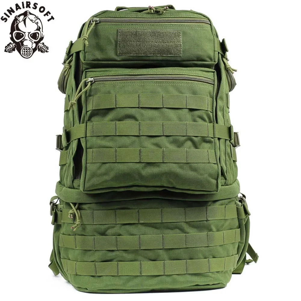 Mochila táctica multifunción de 65L para campo al aire libre, pesca militar, impermeable, paquete Molle, senderismo, caza, Camping, mochila