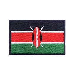 Parche bordado bandera Kenia brazalete militar gancho y bucle