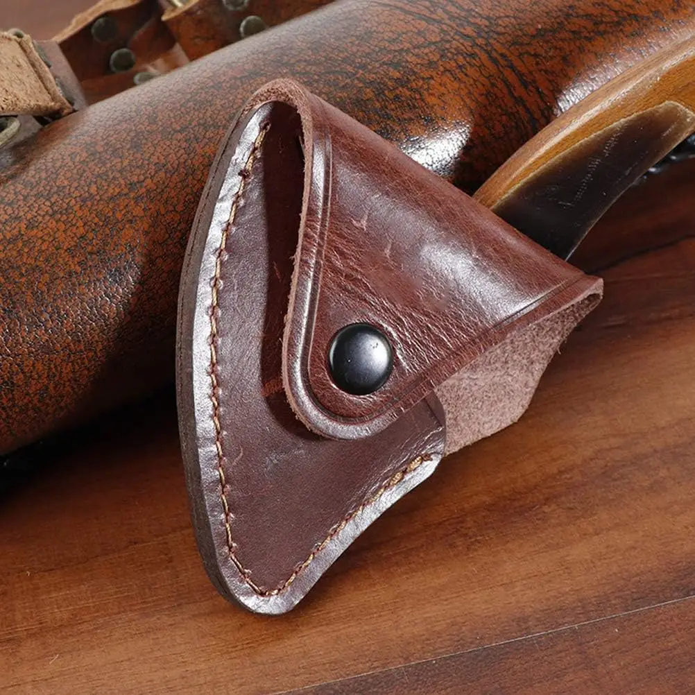 Funda de hacha de cuero sintético antideslizante para exteriores - imagen 2