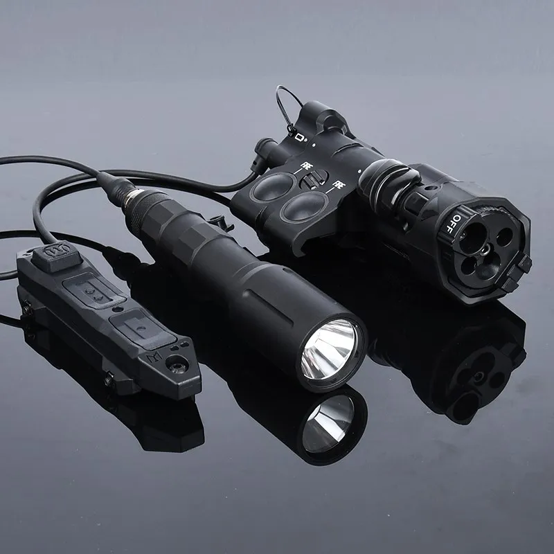 WADSN-caja de batería láser IR táctica MAWL C1, linterna de PLH-V2, luz de arma Airsoft, Riel de 20mm, rojo, verde, azul, peq15, M600 - imagen 3