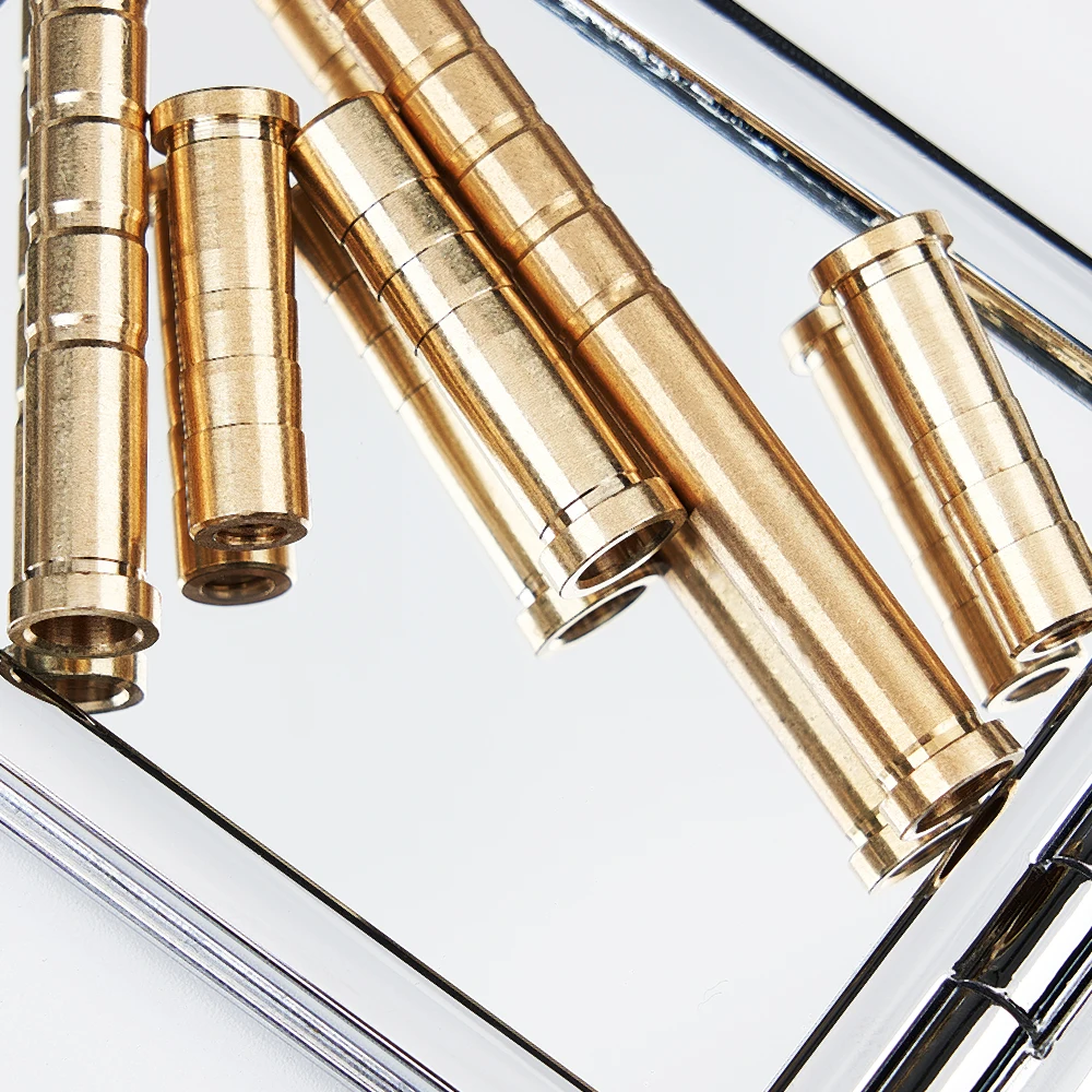 Inserto de tiro con arco de 6 uds., conexión de cobre 37/50/100/150/200sGrain apto para diámetro 6,2mm, eje de flecha, accesorios de tiro de caza - imagen 5