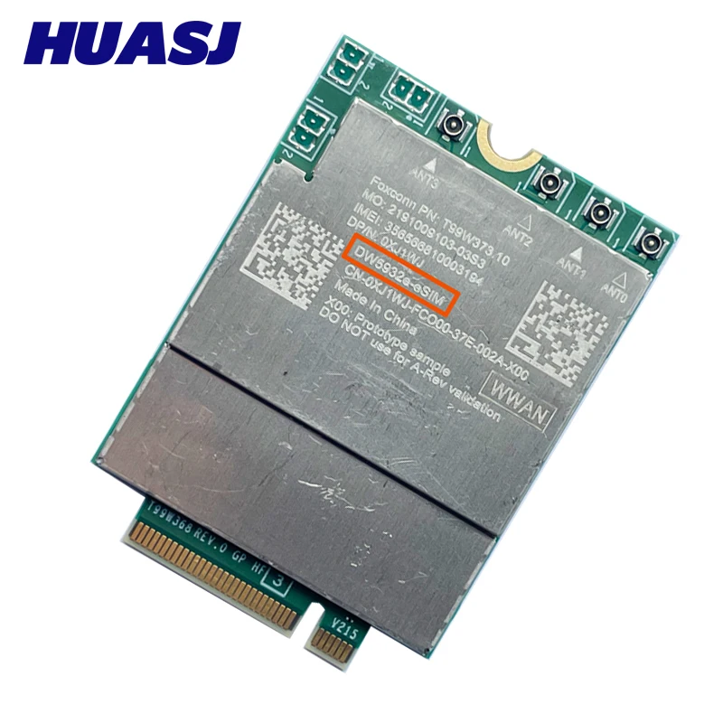 T99W373 DW5932e-eSIM DW5932e 5G módulo LTE Cat19 M.2 tarjeta inalámbrica WWAN para portátil Dell Latitude 7350 7450 7650 9450 - imagen 4
