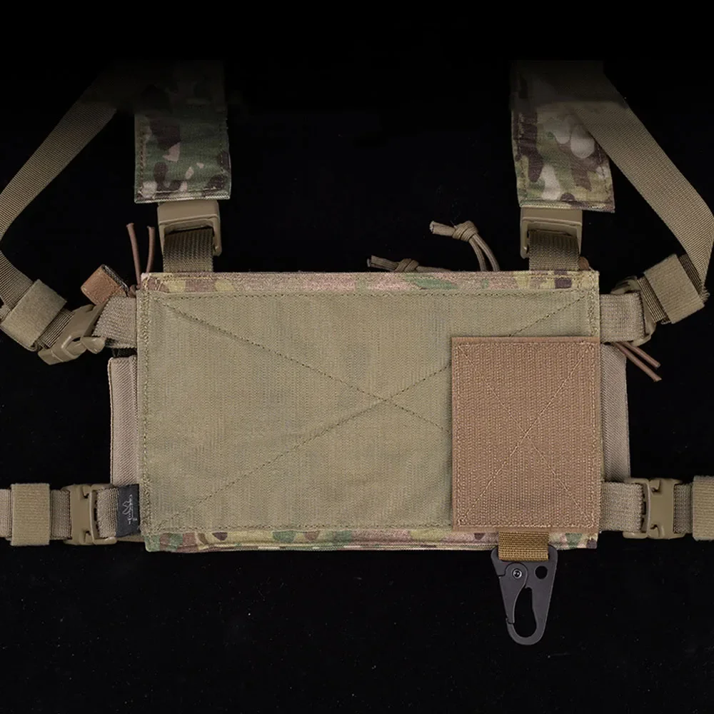 Adaptador de gancho para chaleco de caza, Micro Mini Fight MK3, aparejo de pecho, gancho de inserción D3 Loop, accesorios tácticos para chaleco Airsoft - imagen 5