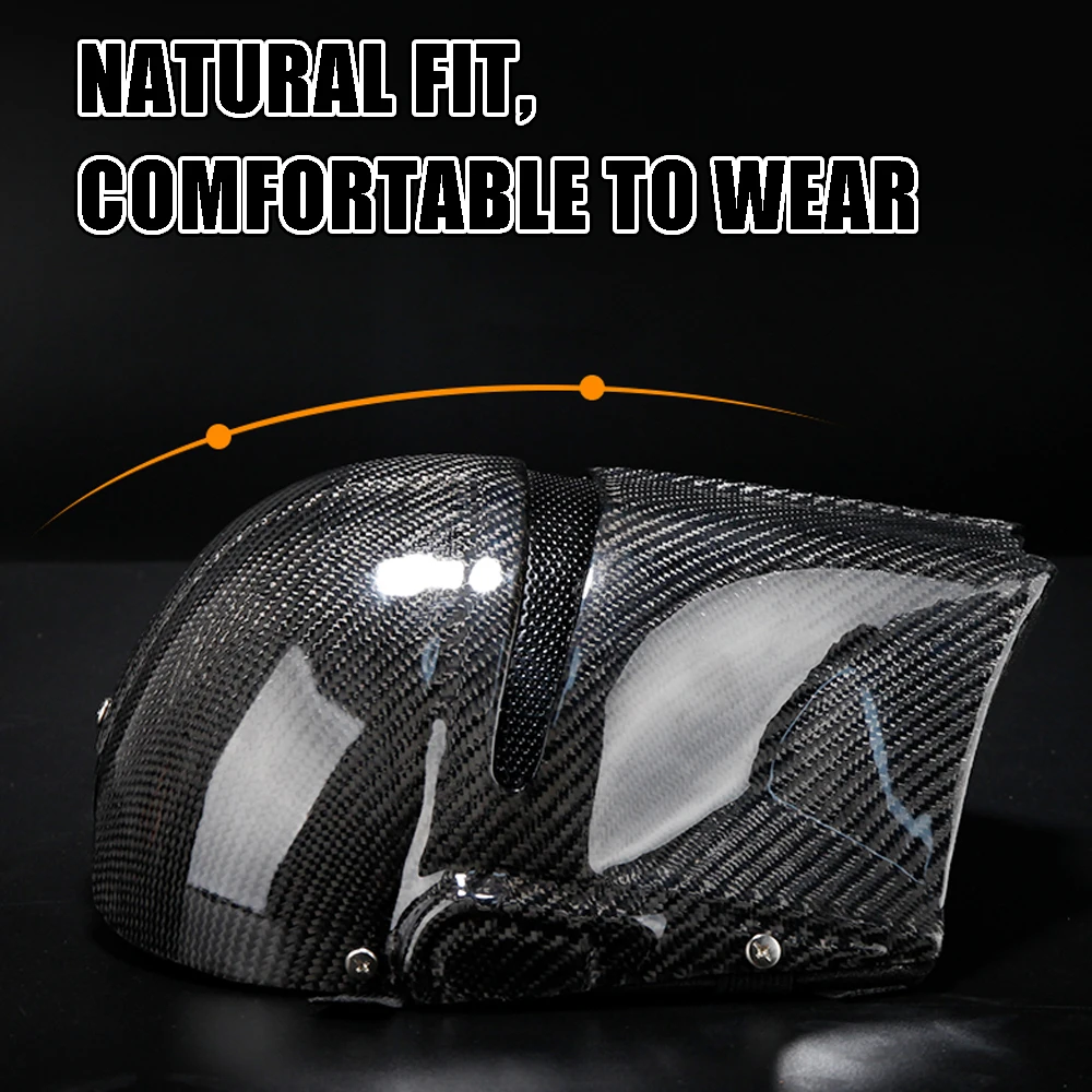 Mandalorian Full-Face 100% máscara de fibra de carbono Comics Cosplay Prop película Prop protector Cool Airsoft casco máscara facial máscara negra - imagen 3