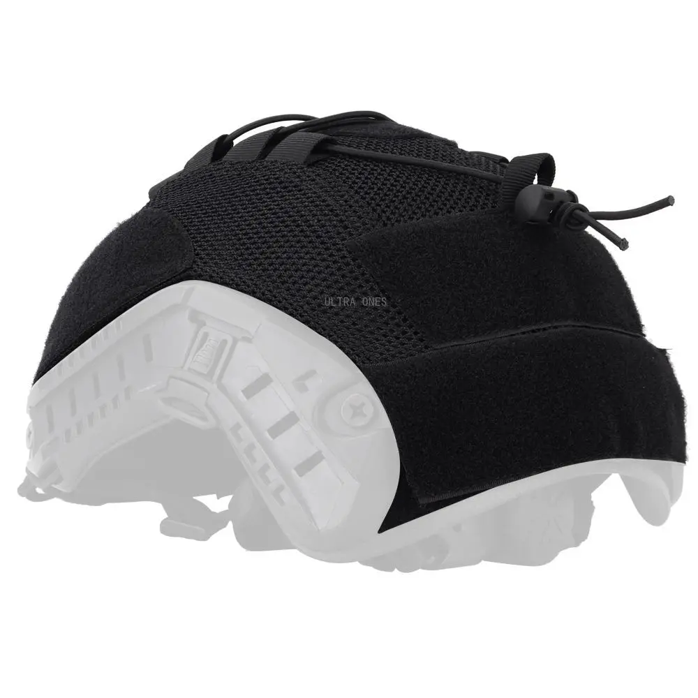 Cubierta de casco táctico rápido, protector ligero de tela de malla para caza, CS Wargame, accesorios para casco rápido - imagen 2