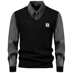 Jersey de lana térmico para hombre – Militar estilo invernal y grueso