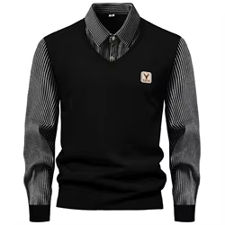 Jersey de lana térmico para hombre – Militar estilo invernal y grueso