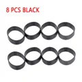8 PCS BLACK