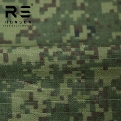 Tela militar transpirable cuadros algodón-poliéster para sombrero