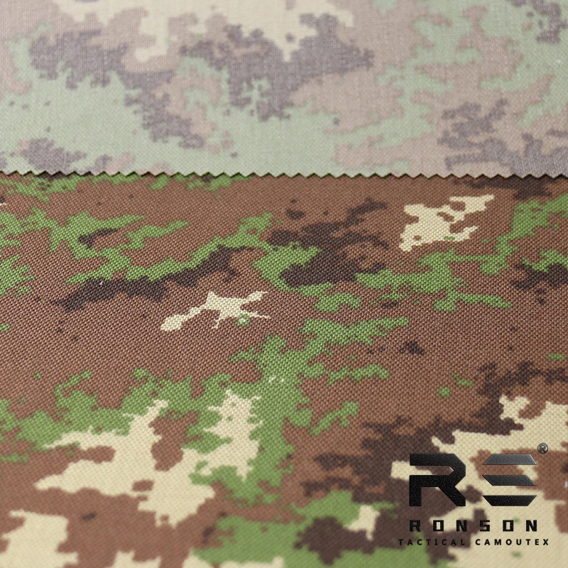 Tela de camuflaje italiano 1000D, tela de nailon elevable con revestimiento impermeable, chaleco táctico, tela - imagen 4