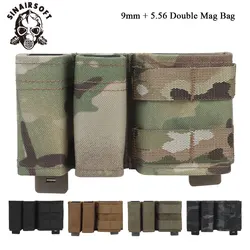 Bolsa táctica cargadores MOLLE inserto tipo cuña para chaleco airsoft