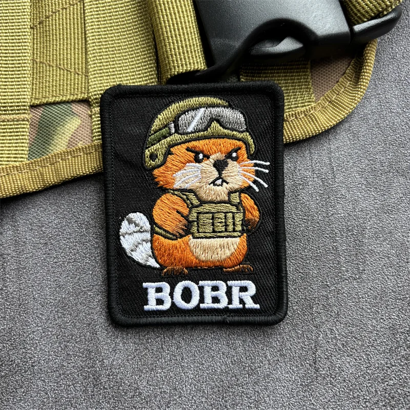 Parche táctico bordado insignia moral militar – con velcro - imagen 2