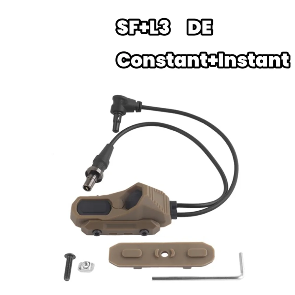 Interruptor de control remoto AXON SF/2.5/enchufe de grúa, interruptor de presión de doble función colección linterna PEQ NGAL pulsador láser - imagen 5