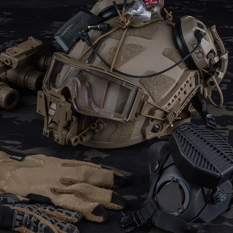 Gafas tácticas a prueba de viento y polvo para ciclismo, motocicleta, senderismo, esquí, tiro de Paintball, casco Airsoft rápido OPS, equipo seguro - imagen 5