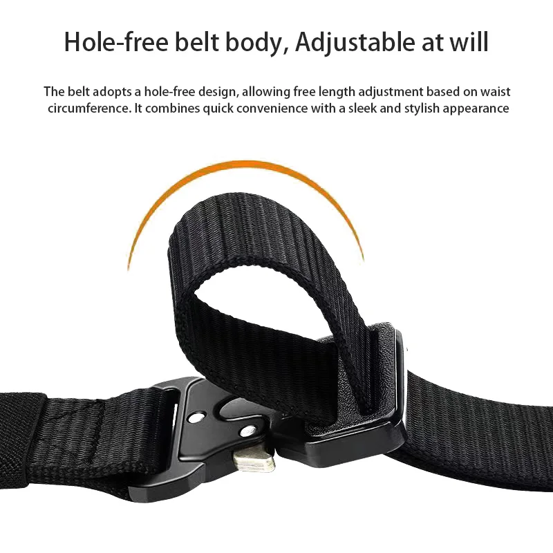 Cinturón táctico de nylon duradero para outdoor, caza y supervivencia - imagen 3