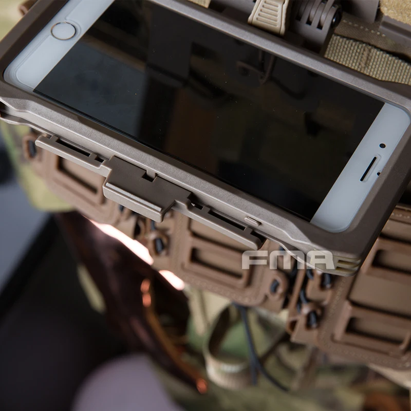 Nueva funda para teléfono móvil FMA IPHONE 7/8 Plus TB1320 para sistema de chaleco Molle, carcasa para teléfono móvil montada en el pecho - imagen 3