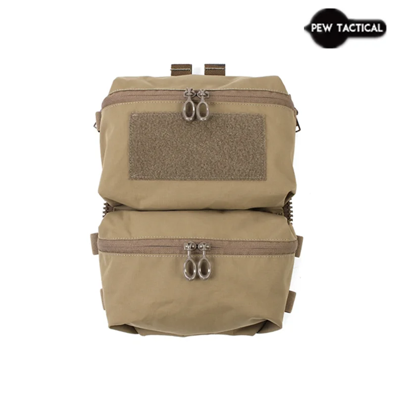 PEW TACTICAL FERRO STYLE Panel trasero doble bolsa PEWTAC FCPC V5 airsoft equipo de caza chaleco táctico de caza BP04 - imagen 5