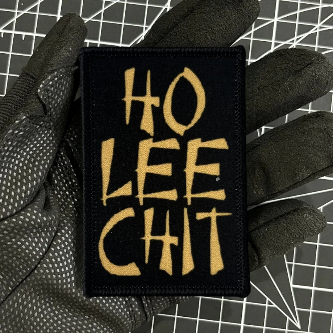 Insignia de moral táctica HO LEE CHIT, parches de gancho y bucle impresos divertidos para ropa, pegatina para mochila del ejército militar - imagen 2