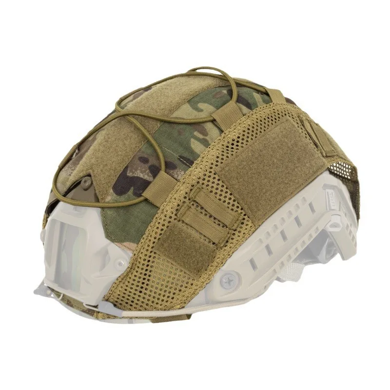 Funda táctica multiamuflaje para casco rápido – Airsoft y Paintball - imagen 4