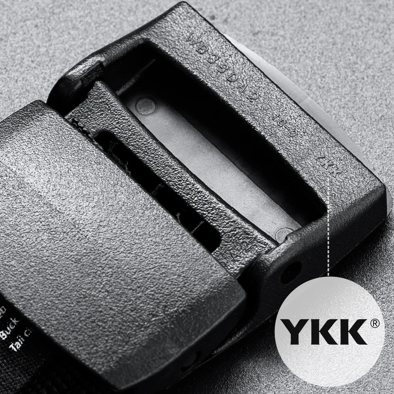 IDOGEAR Cinturón táctico para senderismo con caja de regalo, ligero, transpirable, sin metal, para viajes, gimnasio, viajes urbanos, regalo para hombres 3436 - imagen 5